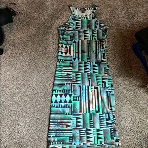 Tight patterned dress